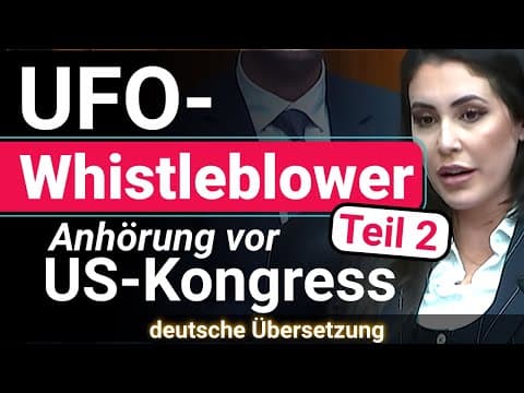 UFO-Vertuschung und außerirdisches Material: US-Regierung nimmt Thema ernst