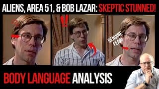 Aliens, Area 51, and Bob Lazar: Skeptic Stunned! Body Language Analysis (Dr. G Explains)