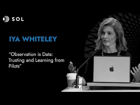 Iya Whiteley: Trusting and Learning from Pilots (Sol 2023)