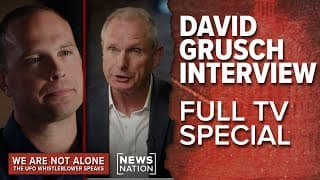 UFO Whistleblower David Grusch: We Are Not Alone — Official Ross Coulthart Interview (NewsNation)
