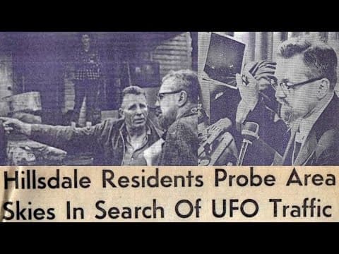 UFO Sighting and Swamp Gas in Michigan by Frank Mannor (1966)
