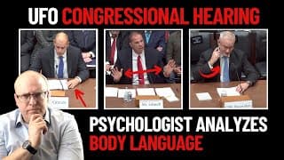 UFO Whistleblower Body Language Breakdown: Congressional Hearing (Dr. G Explains)