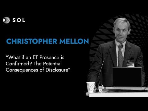 Christopher Mellon: The Potential Consequences of Disclosure (Sol 2023)