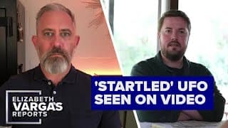 Startled UFO: Whistleblower describes video of disc-shaped object (NewsNation)